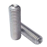 M10-1.5 X 20 mm Socket Set Screw, Cup Point, Coarse, DIN 916, A2 (18-8) Stainless